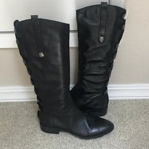 Sam Edelman black riding boots
